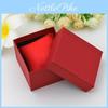 Sophisticated Square Watch Box Jewelry Holder With Soft Sponge Pad For Display And Gift
