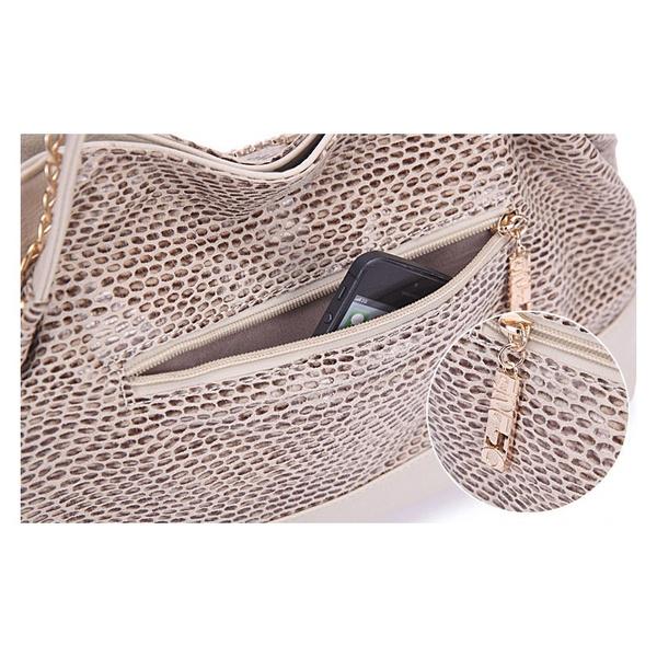 EASSPAULO Designer-Handtaschen aus Schlangenleder, Hobo-Tasche, Street  Shopper, mittlere Schulterpartie für Damen und Herren