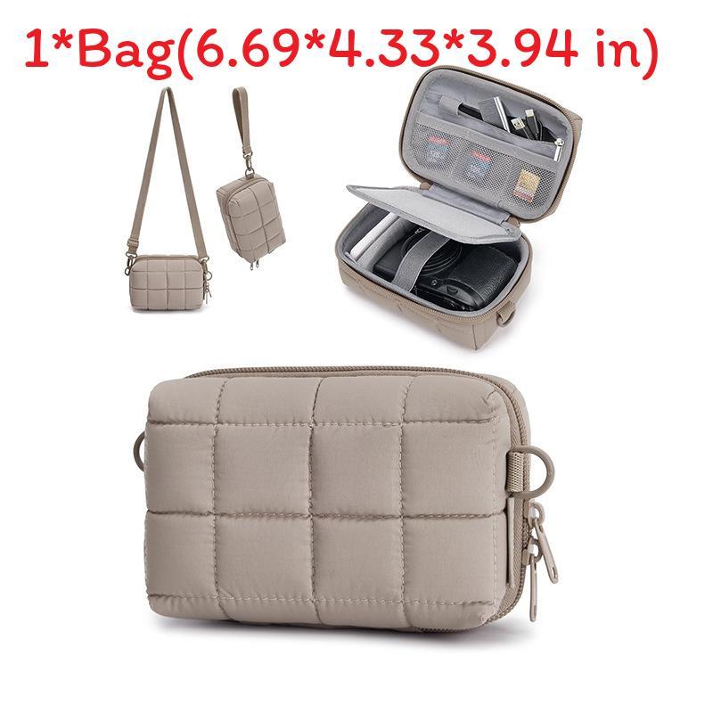 Lightweight Waterproof Digital Camera Case With Multiple Compartments For Travel
