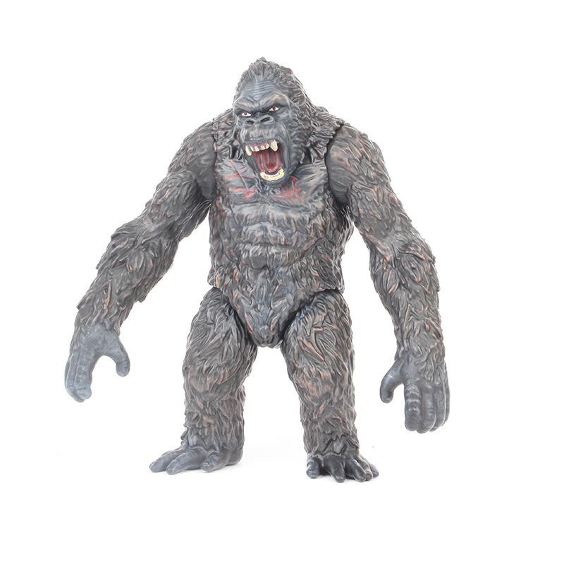 

Против Конга 2021 Статуя Гориллы ПВХ Подвижная Фигурка 18см Остров Черепа Gorilla B Open