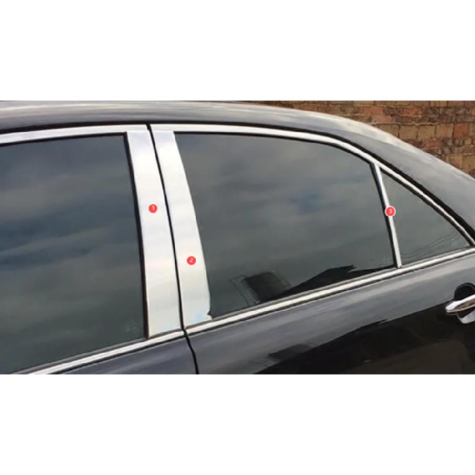 Steel Center Pillar Post Molding Lid Cover Trim For 2007-2011 Toyota Camry 6pcs