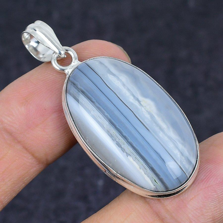 Owhyee Opal Gemstone Handmade 925 Sterling Silver Jewelry Pendant 1.89" M3b15