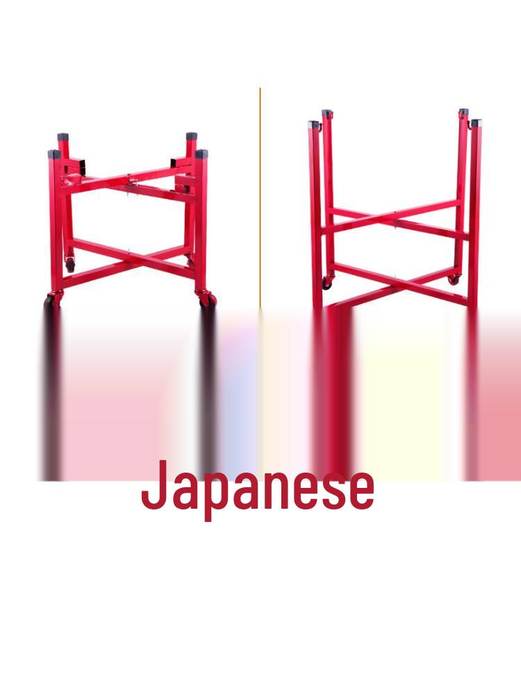 Children s Foldable Drum Stand with Universal Wheels for Large War and Gong Drums 12-inch Flat Stand