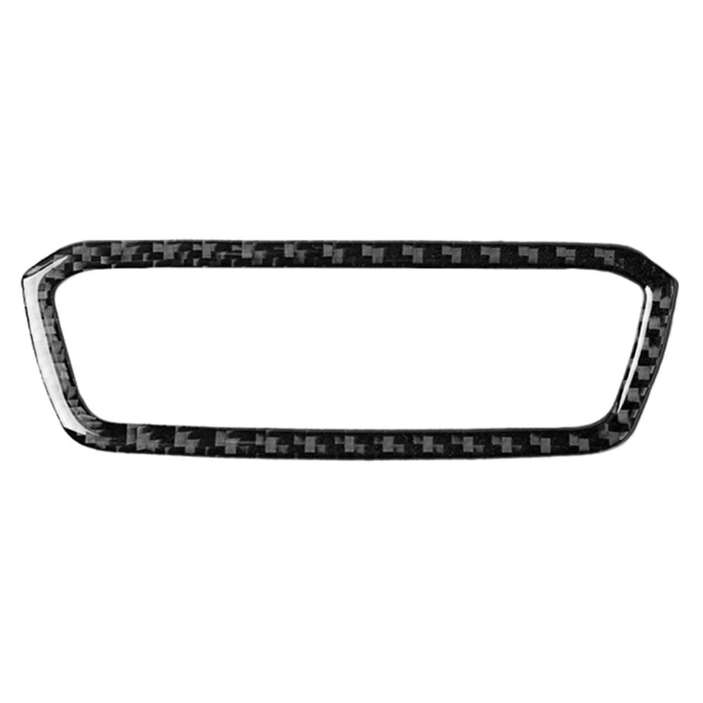 Carbon Fiber Style Headlight Switch Button Frame Sticker for BMW G20 G28 3 Series 2019-2021 Interior Trim Decal