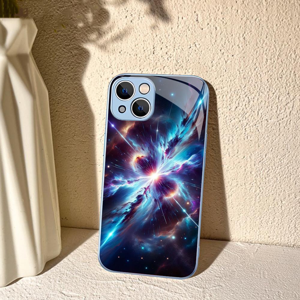 Space Universe Galaxy Phone Case For IPhone 14 13 12 Mini 11 Pro XS Max X XR 14 Plus Tempered Glass Cover
