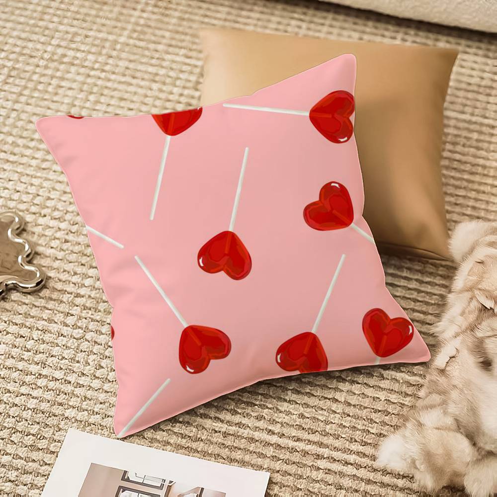 Lovely heart of love my beloved Pillow Case Anti-dustmite Invisible zipper Sofa Bed
