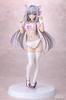 Q-six Tsuki Ni Yorisou Otome No Sahou Sakurakoji Luna Cat Ear Maid Sakura Color Ver. 1/6 Scale PVC Painted Complete Figure