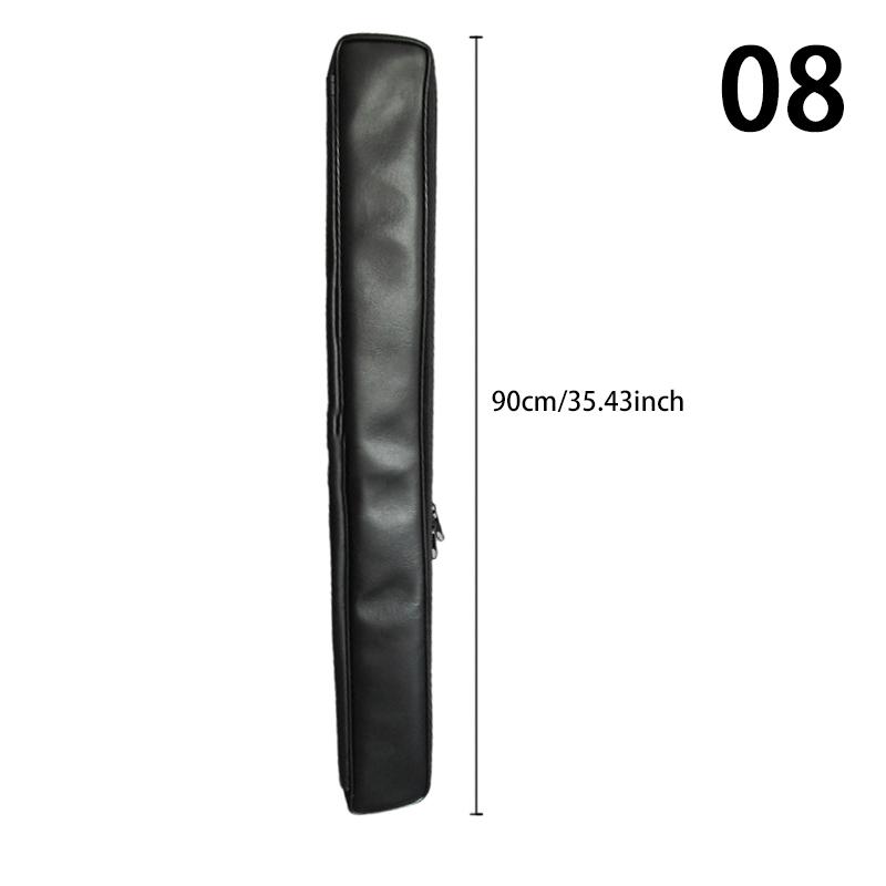50-90cm PU-Leder Flöten-Aufbewahrungstasche Organizer Tragbar Bambusflöten-Schutz Aufbewahrungskoffer Musikinstrument Flötenzubehör