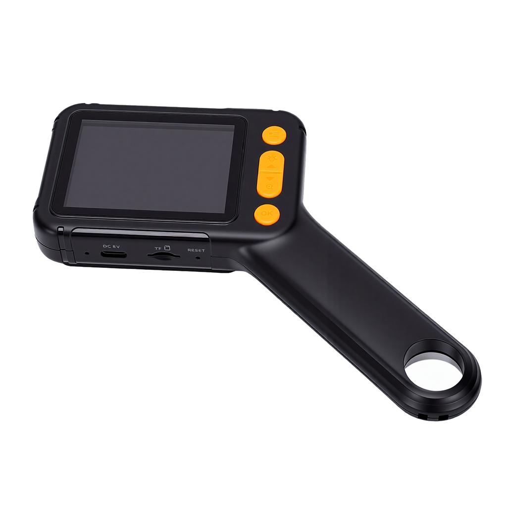 Handheld Microscope 2.8 Inch Screen 8 LEDs 3 Gears Brightness Adjustable Pocket Digital Microscope