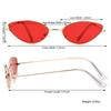 Fashion Small Frame Retro Sunglasses for Women Stylish Ladies Shades UV Protection Trendy Eyewear