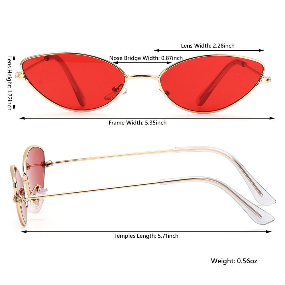 Fashion Small Frame Retro Sunglasses for Women Stylish Ladies Shades UV Protection Trendy Eyewear