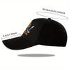 Born To Grill BBQ Graphic Baseball Cap Polyester Adjustable Casual Hat for Grilling Enthusiasts