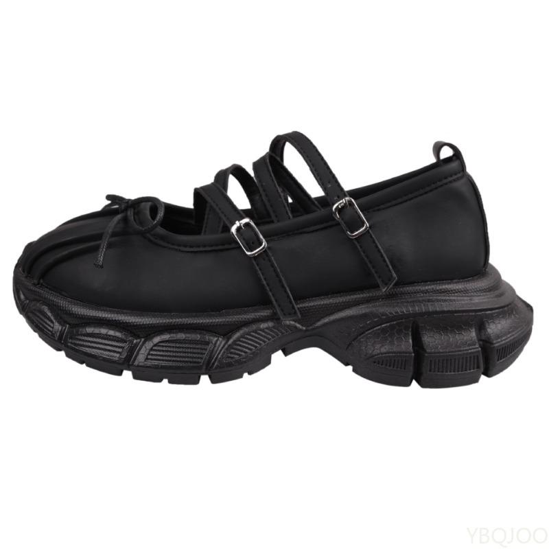 Shallow mouth Butterfly-knot Platform Flat Shoes 025 New Fashion Chunky Women Sports Shoes Casual comfort Outdoor women shoes