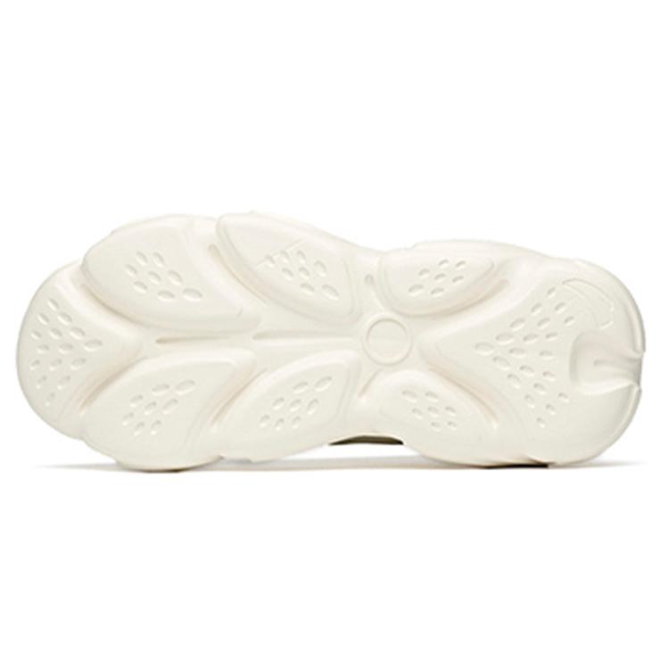 New Anta Life Collection Cushioning, Slip Resistant, Abrasion Resistant, Breathable Low Top Chunky Sneakers Women's White 922528894F-8