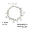 EUEAVAN Yoga Lotus Flower Bracelets for Women Stainless Steel Buddhism Spiritual Symbol Bracelets Adjustable Jewelry Gifts