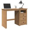 Vidaxl Biurko Panama, 112X45X75 Cm, Lite Drewno Sosnowe
