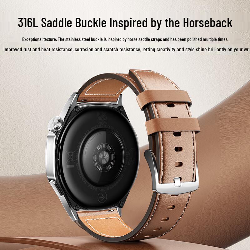 Genuine Leather Magnetic Strap for Huawei Smartwatches