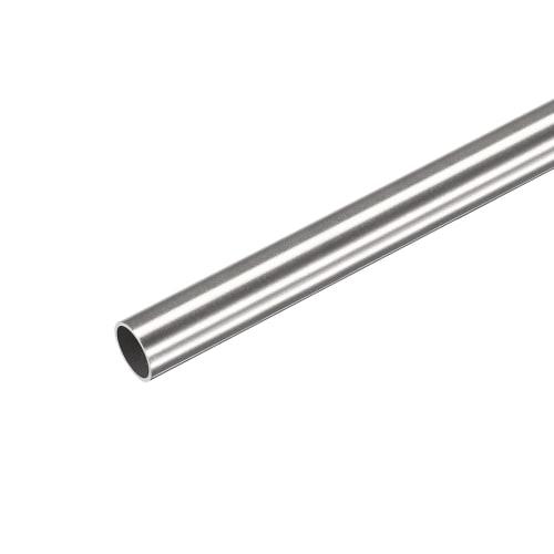 uxcell 304 Stainless Steel Round Tube, Durable, 11mm Outer Diameter, 0.5mm Wall Thickness, 250mm Length
