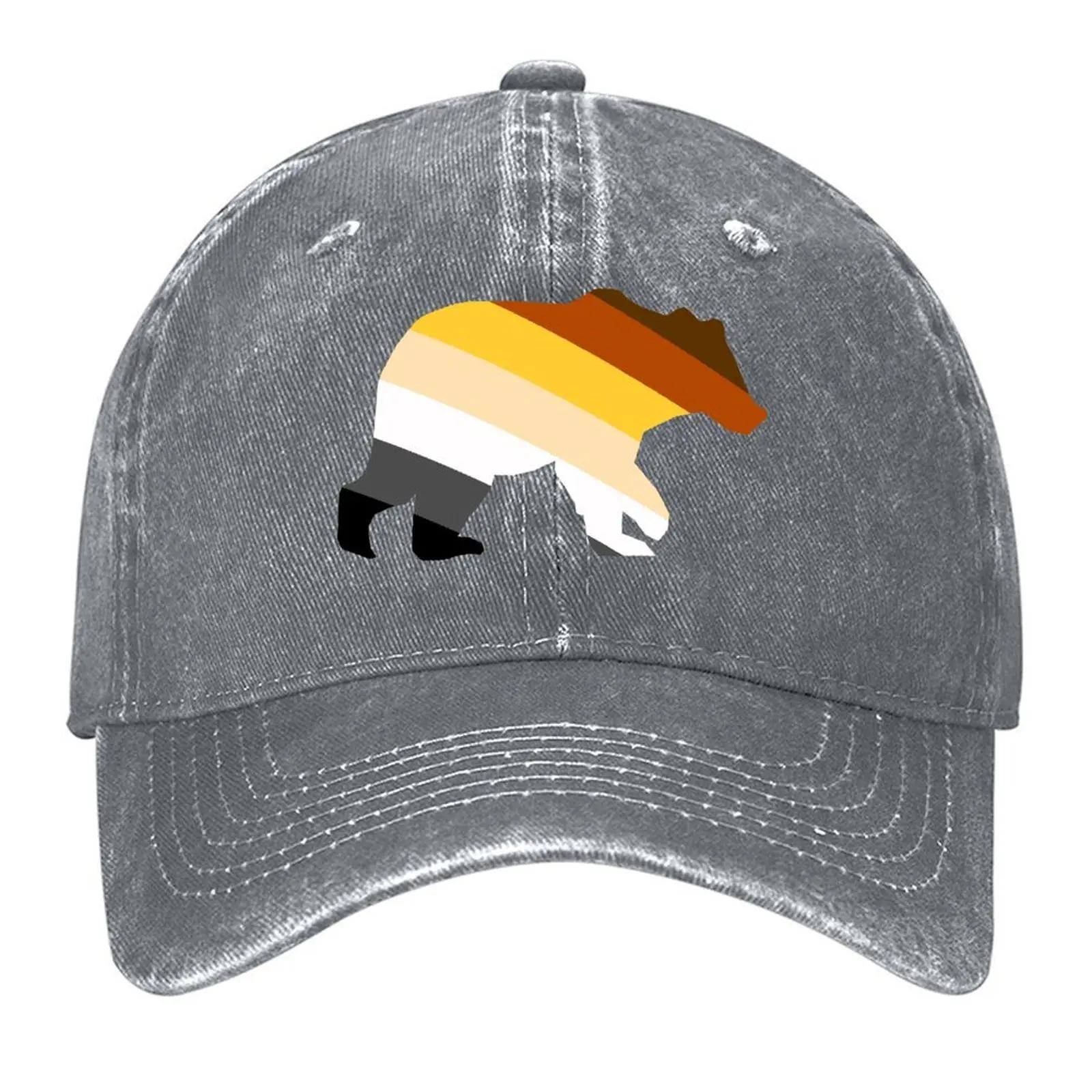 

Bear Stripes Baseball Cap Trucker Cap Sun Cap Fashion Beach dad hat Men s Women s пісочний