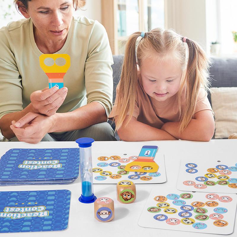 Reaction Competition Game Card Children Puzzle Toy For Parent Child Interaction