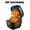 220V 6L Health Fryer Cooker Smart Touch LCD Airfryer Pizza Oil Free Air Fryer 1500W Multi Function Smart Fryer for French Fries