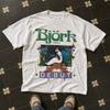 Björk Debut Graphic Unisex White Cotton T-shirt S-5XL