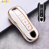 Car Remote Key Case For Porsche Cayenne Panamera 971 911 9Ya Macan 718 Taycan Boxster 3 Tpu  Cover Accessorie
