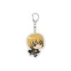 55MM Anime Attack on Titan Keychain Eren Jaeger/Mikasa Ackerman/Armin Arlert Key Chain Acrylic Model Plate Christmas Gifts