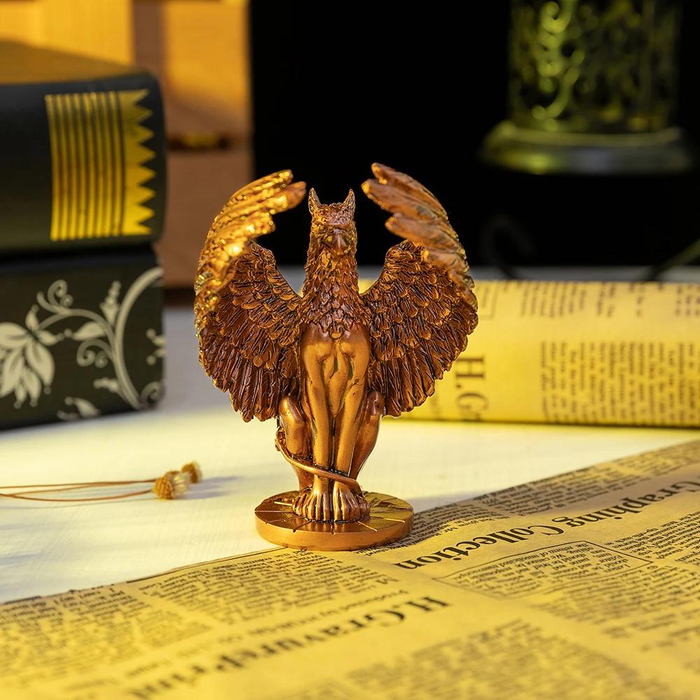 1pc Mythological Griffin Figurine Griffindo Figure Resin Craft Desktop Accessories Room Decor Ornament Gift 4XL