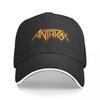 Klobouky kapely Anthrax pro dospělé Módní kšiltovka typu Dad Hat Kšiltovka Trucker Rybářská čepice Nastavitelné Polyesterové Baseballové čepice Letní