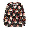 Women's Casual Long Sleeve Woolen Christmas Sweatshirt Fall  Vacation Long Sleeve Pullover