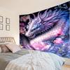 Golden Dragon Circle Tapestry Room Decoration Wall Hanging for Living Room Bedroom, dormitory, Birthday and Christmas gifts