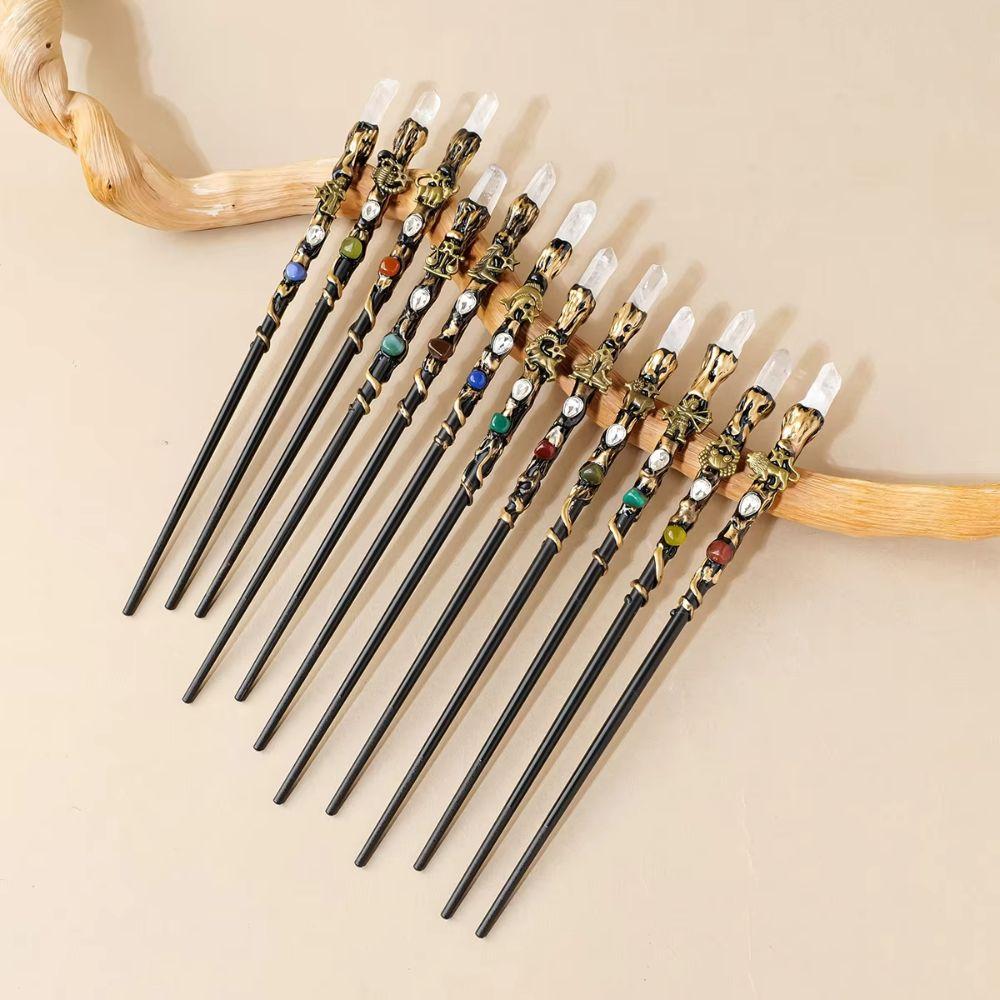 Zodiac Crystal Magic Wand Crystal Ball Magic Scepter Creative Fairy Stick Holiday Gift