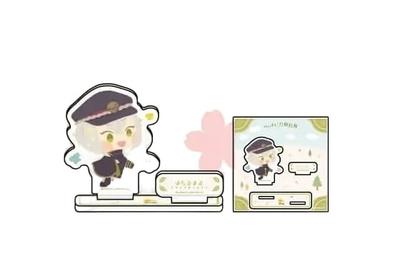 Naughty! Touken Ranbu ~Everyone's Naughty Time~ Scratch First Edition C Prize Acrylic Stand Plate Hotarumaru