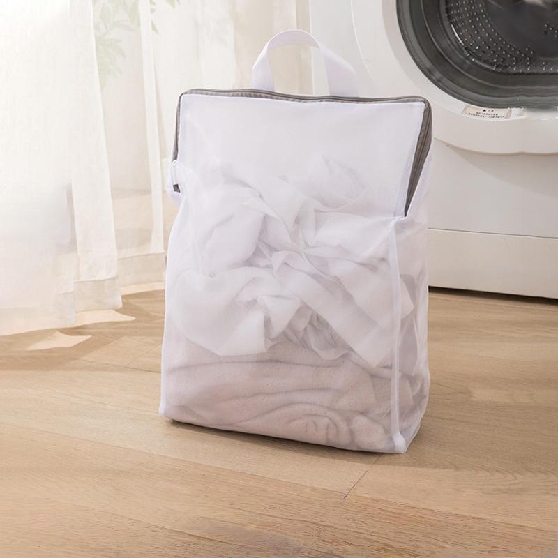 1PC Laundry Hand Bags Reusable Washing Machine Clothing Care Wash Bag Mesh Net Bra Socks Lingerie Underwear Laundry Storage