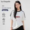 La Chapelle Women's Pure Cotton Striped T-shirt