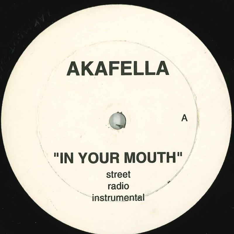 12inch Record AKAFELLA - In Your Mouth / In The World NONE Stress Entertai 1996 US Rap & Hip-Hop/R&B Used