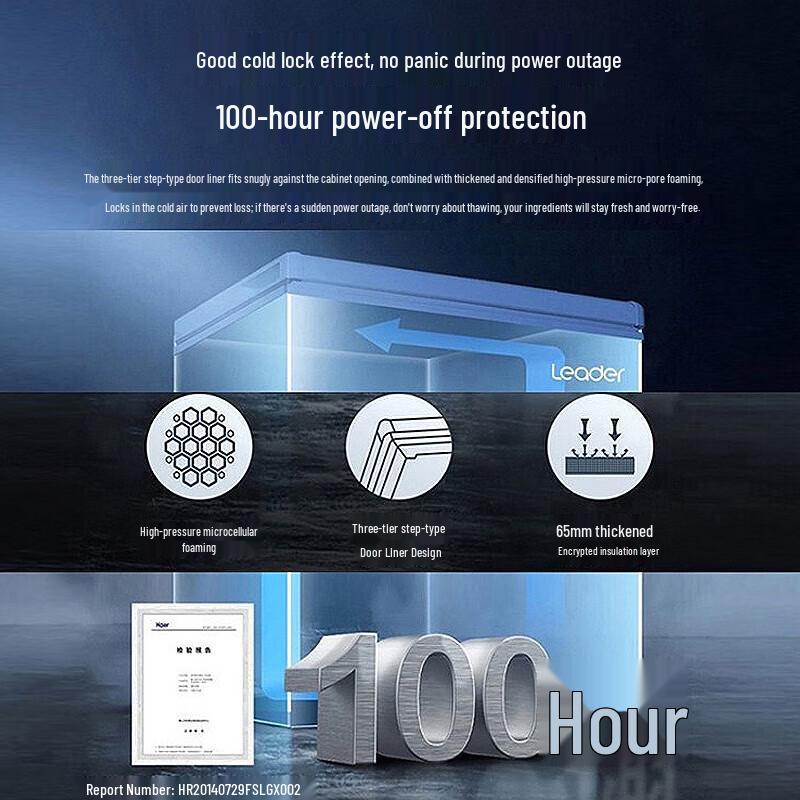 Haier 100L Home Chest Freezer CN plug (adapter included)