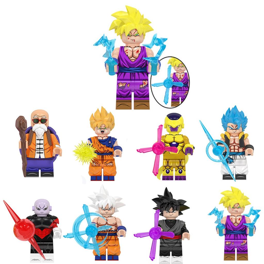 8pcs Of Various Soldiers, Children's Assembled Building Humanoid Toys