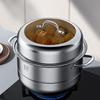 KBH 304 Stainless Steel Double-Layer Steamer Pot