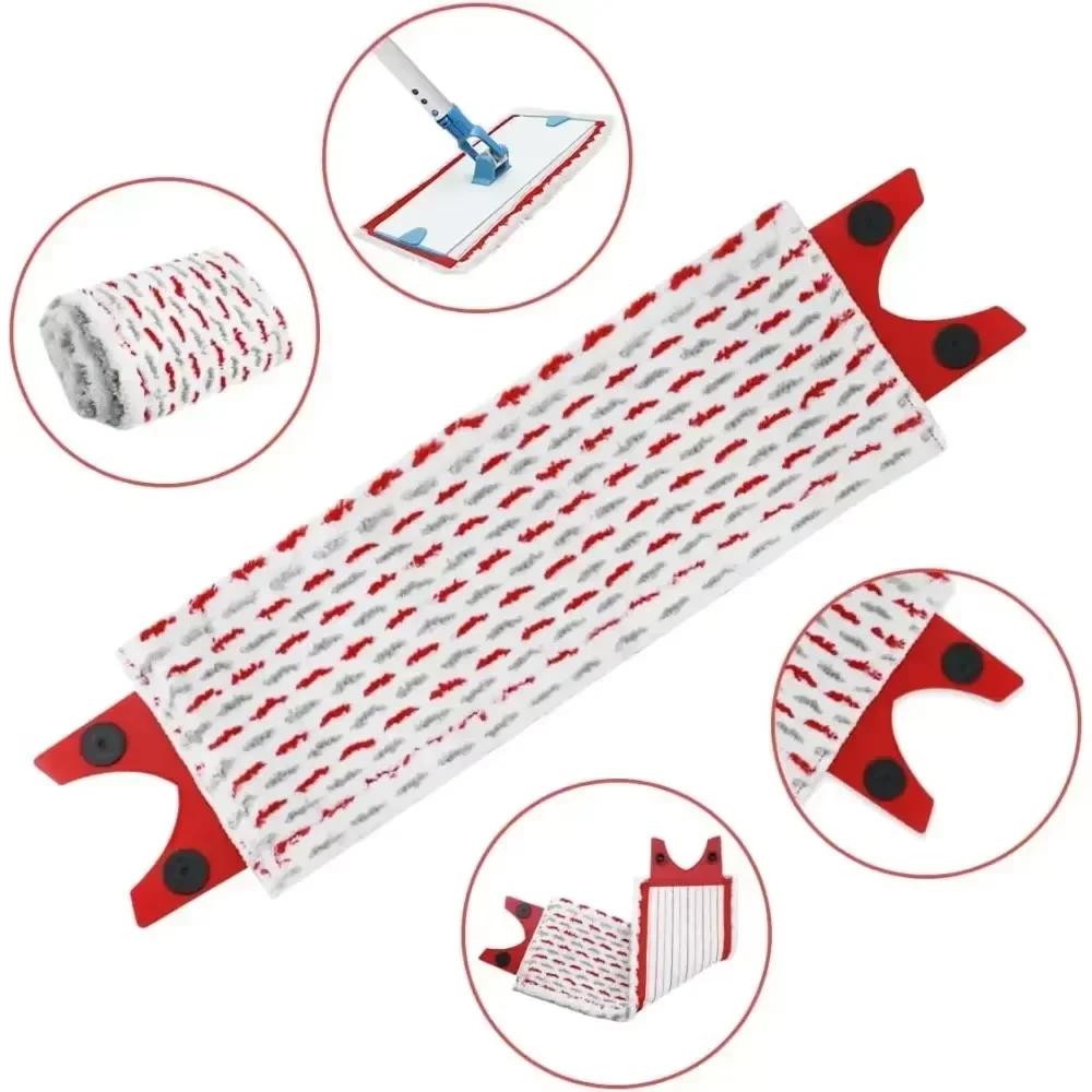 Reusable Flat Spin Mop Cloth High Quality Replacement for Vileda UltraMax Quick Drying Machine Washabl Microfiber Floor Mop Pad