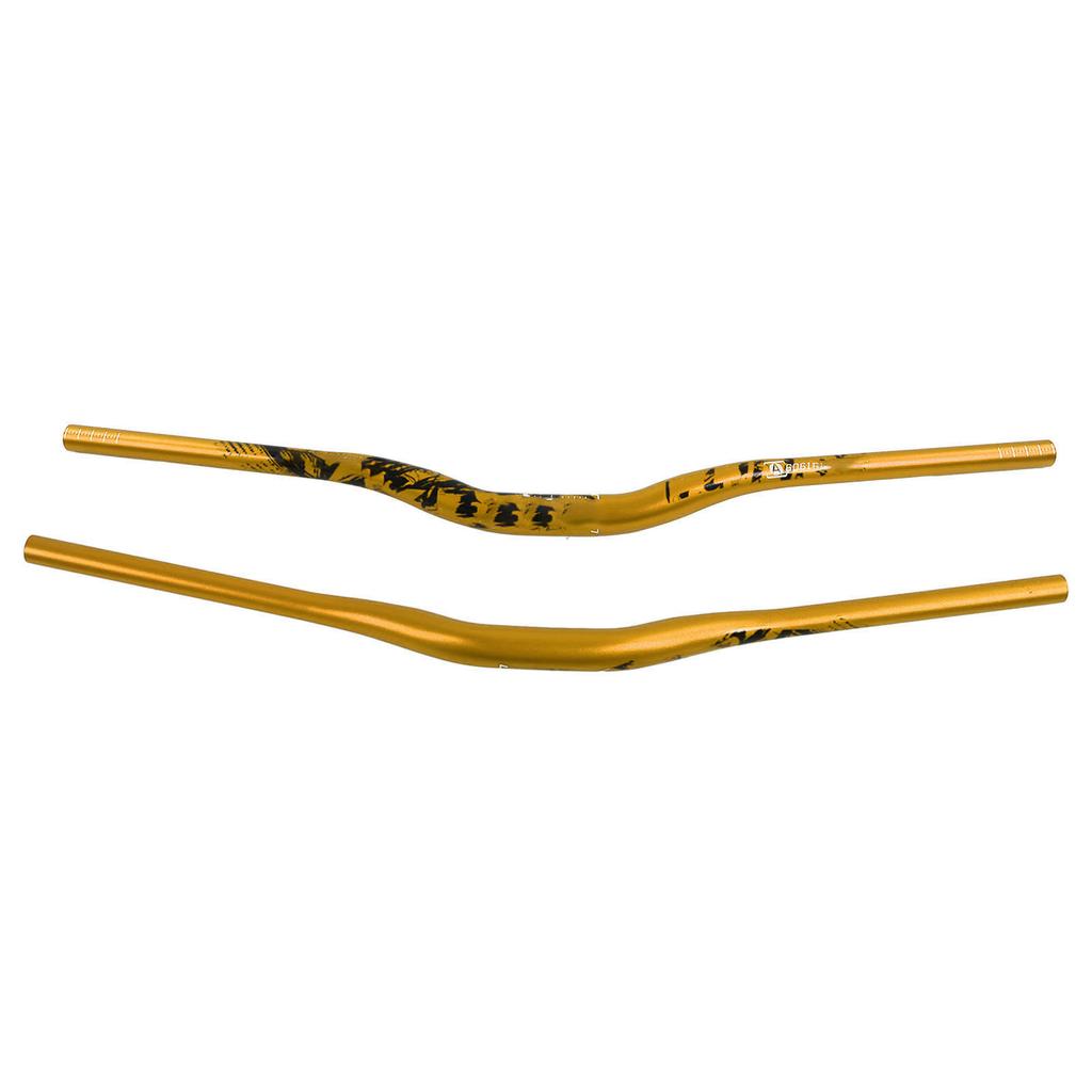 Hjulspor Styrefeste Erstatning Aluminiumslegering Sykkel Riser Bar 31.8mm Monteringsdiameter Gul