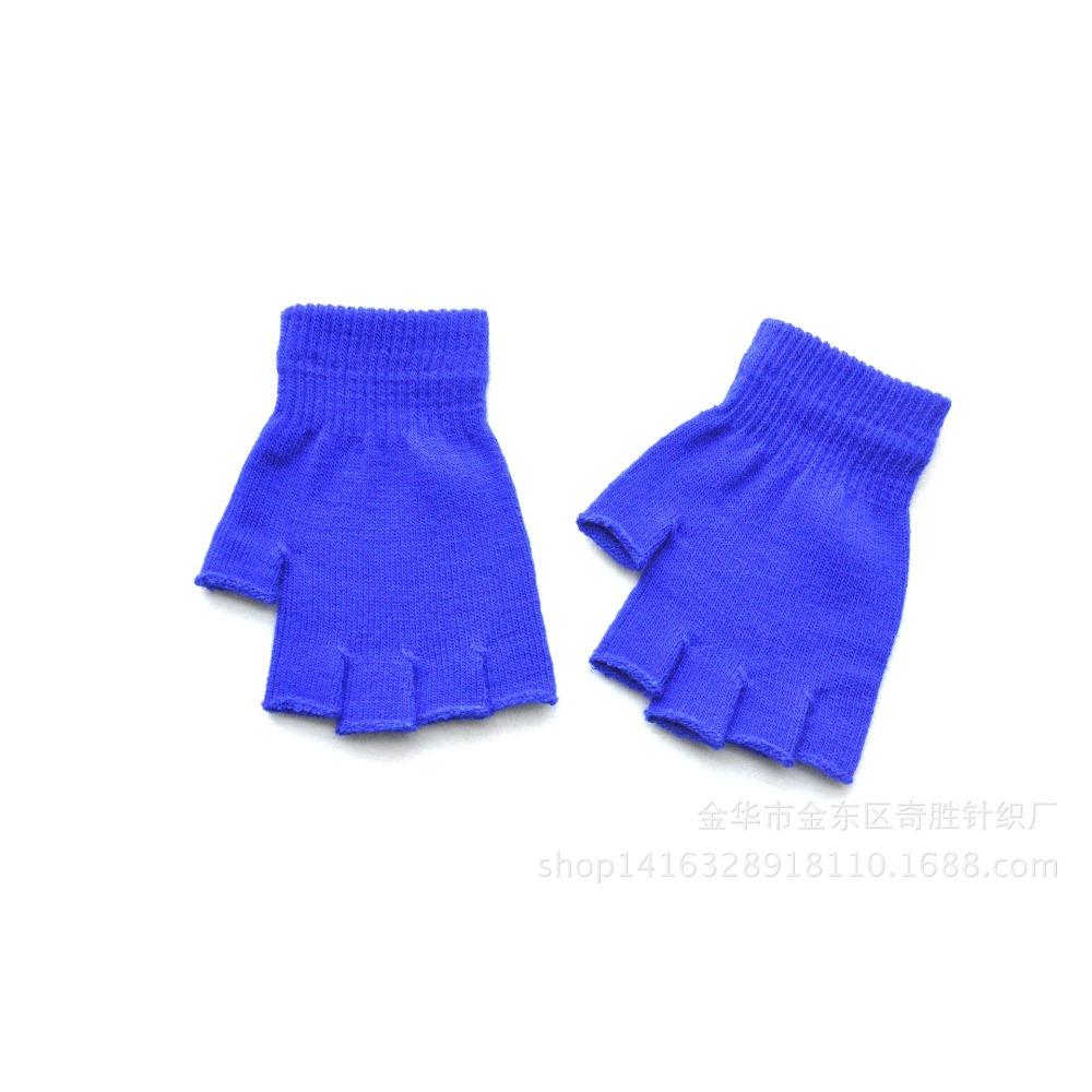 Erwachsene Winter Warme Gestrickte Halbfingerhandschuhe Männliche und Weibliche Studenten Reithalbfingerhandschuhe