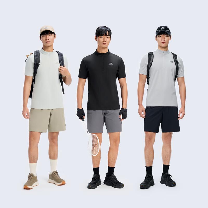 Pelliot Outdoor Quick-Dry Stand Collar T-Shirt