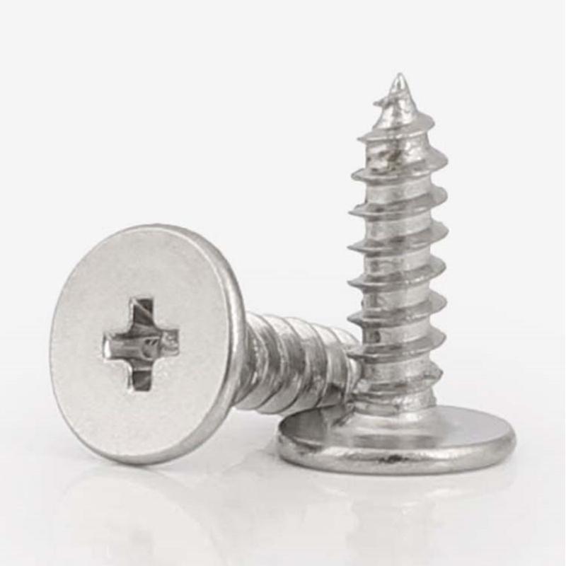 CA Black Nickel Plated Carbon Steel Super Ultra Thin Flat Wafer Cross Phillips Head Screw M1.2~M4 Self-Tapping Wood Screws