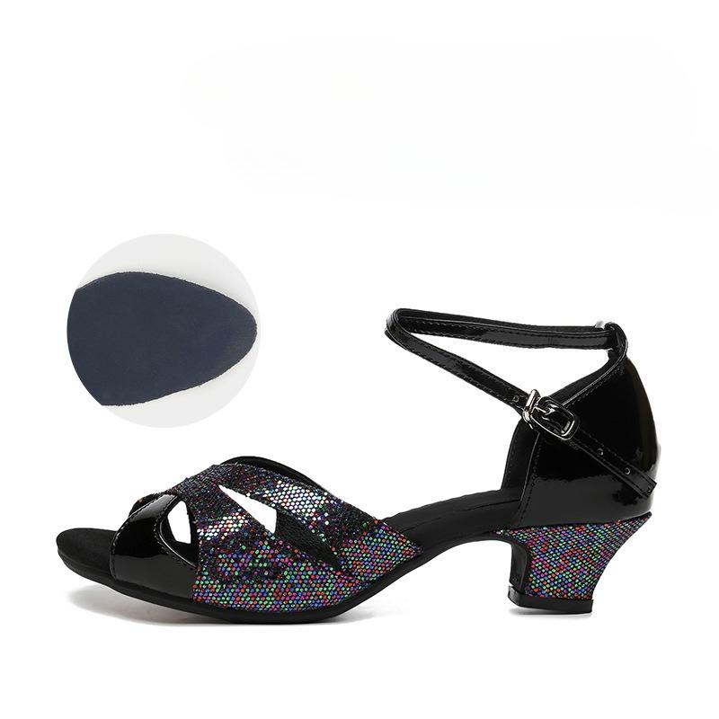 Women's Dance Shoes Adult Ballroom Dance Shoes Modern Cha-Cha Shoes
