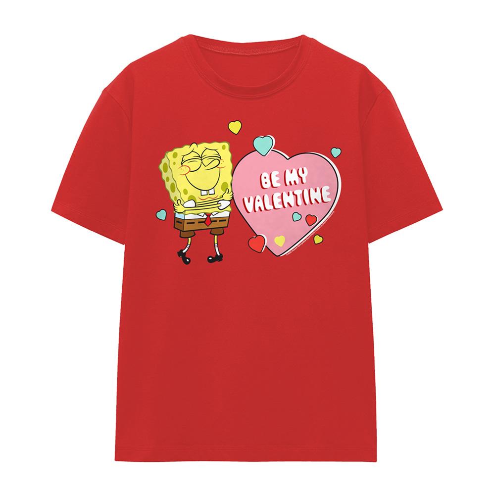 SpongeBob SquarePants Womens/Ladies Be My Valentine T-Shirt