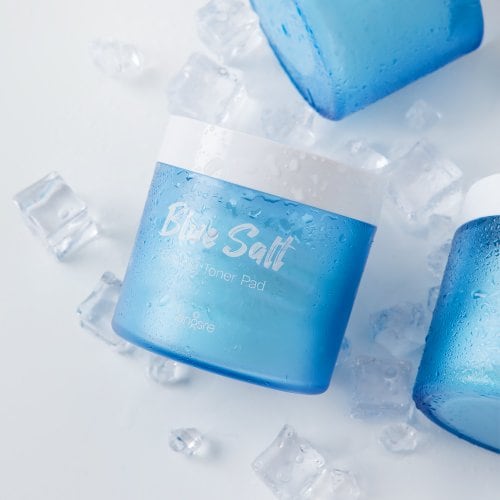 Blue Salt BHA PHA keratin clinical trial completed mildly acidic cooling toner pad 70 sheets