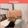 Trendy Quilted Shoulder Bag For Women 2024 Stylish Pu Leather Chain Crossbody Bag