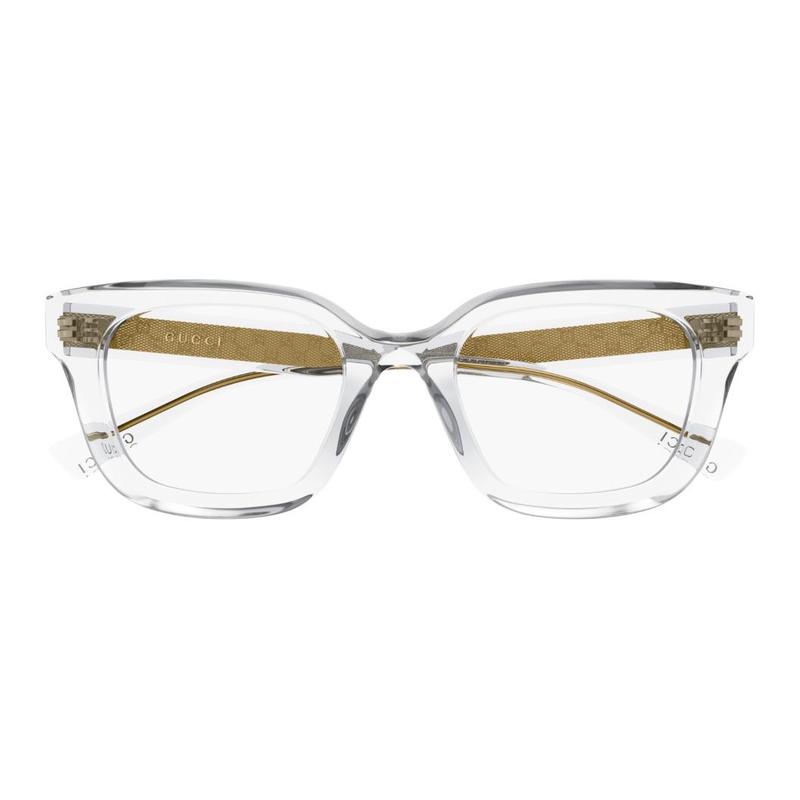 Gucci Optical Glasses Integrated Nose Pads Acetate 004 (transparent Frame/transparent Lens) 49-20-145 Dust Bag + Glasses Case (random Color)